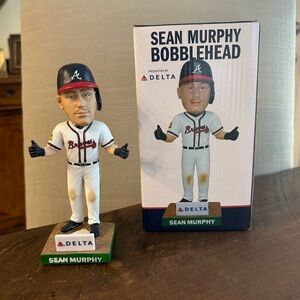 ⚾️SEAN MURPHY ATLANTA BRAVES BASEBALL BOBBLEHEAD. New In Box!